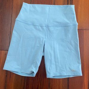 Light Blue Alo Airbrush Shorts S